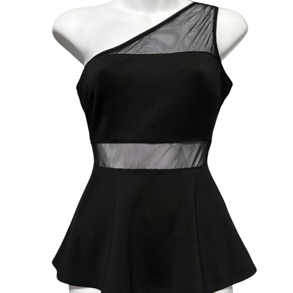 G by GUESS Black One-Shoulder Top